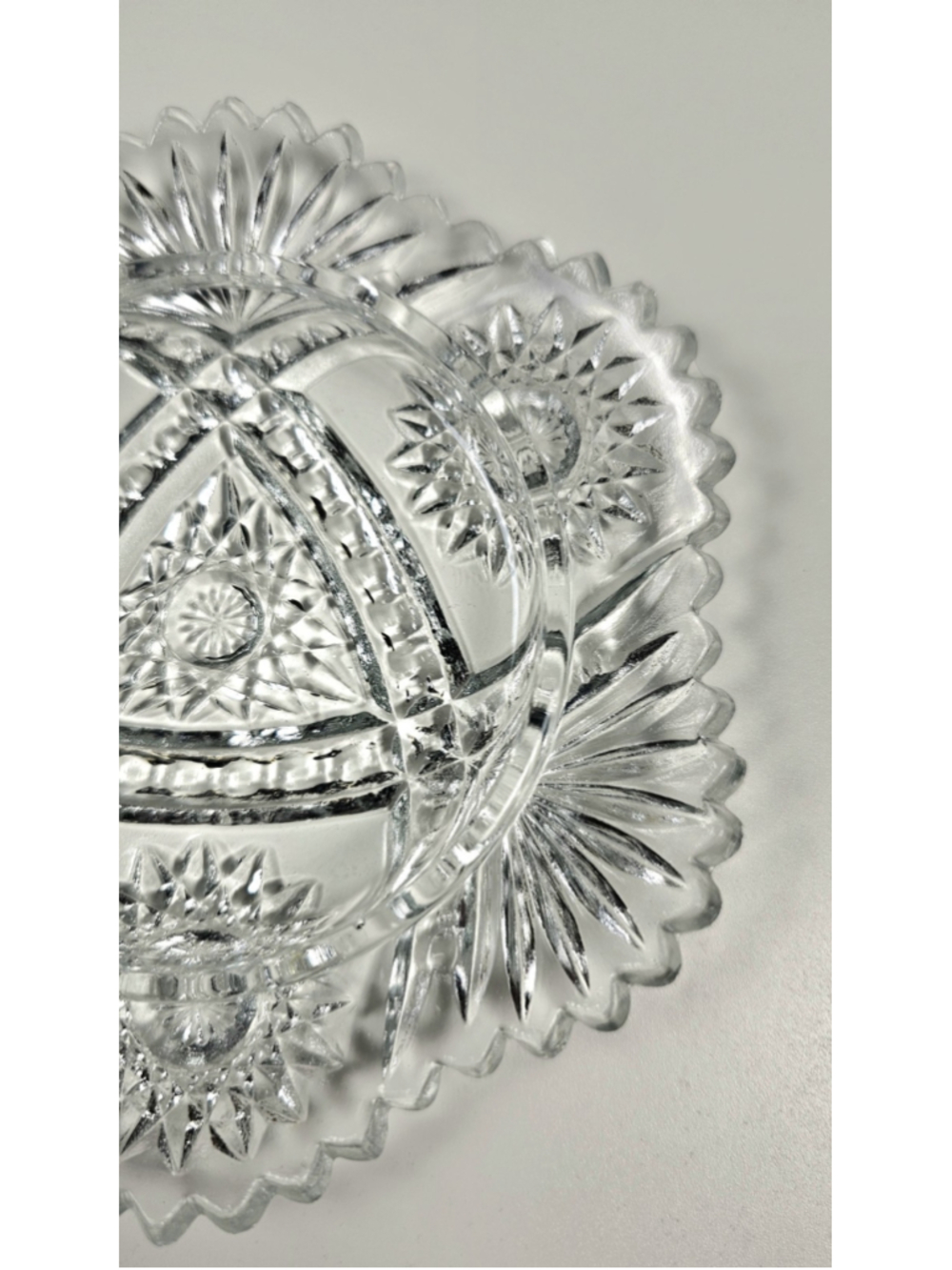 1910 Indiana Glass Oval Star Child Toy Miniature Covered Butter Dish No300 - Picture 11 of 12